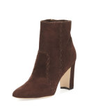 Rubio Suede 90mm Ankle Boot, Brown