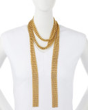 Leighton Gold-Plated Scarf Necklace