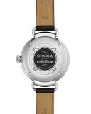 38mm Canfield Alligator Strap Watch, Oxblood/Silver 