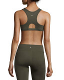 Force Racerback Versatility Sports Bra, Military Green