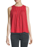 The Sweet Smock Sleeveless Top, Picnic Stitch