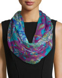 Dehli Multipattern Chiffon Scarf
