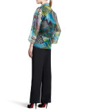 Silk Crepe Tank, Black
