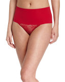 Undie-Tectable® High-Waist Lace Thong, Rouge Red