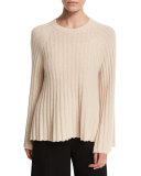 Baker Ribbed Crewneck Pullover Sweater