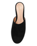 Camoscio Suede Slide, Black