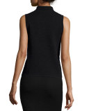 Sleeveless Pebbled Top