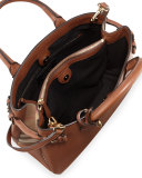 Banner Medium House Check Derby Tote Bag, Tan