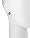 18k Glamazon Stardust Small Sapphire Hoop Earrings