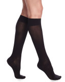 Cotton Knee Highs, Black
