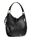 Nomad Leather Hobo Bag, Black