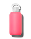 Glass Water Bottle, Rosy, 500 mL
