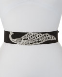 Stretch Peacock Belt, Black