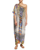 Embellished Caftan Coverup Maxi Dress, Echoes of Engai