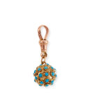 Turquoise Cabochon Ball Charm