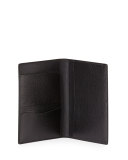 Bourdon Leather Passport Holder, Black
