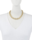 19K Gold Ravenna Link Necklace, 17"