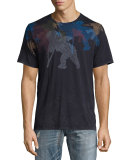 Cherub Thumbprint Graphic T-Shirt, Black