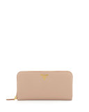 Saffiano Organizer Wallet, Blush (Cammeo)