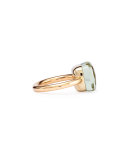 Nudo Rose Gold & Prasiolite Grande Ring, Size 6.5