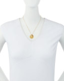 Night Sky & Cross Talisman Pendant Necklace