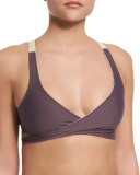 Rimini Joey Printed Reversible Wrap-Around Swim Top