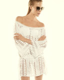 Tabitha Off-the-Shoulder Lace Coverup