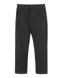 Fleece Dress Pants, Charcoal, Size 2T-7Y