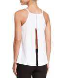 Zest Cutaway-Back Swing Tank, White