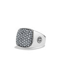 Men's Pave Top Signet Ring