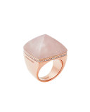 Pyramid Statement Ring, Blush/Rose Golden