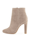 Hachiro Mini-Stud Ankle Boot, Gray