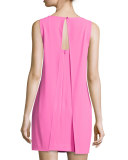 Kyhle Sleeveless Split-Back Shift Dress