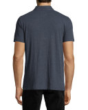 Pensacola Short-Sleeve Jersey Polo Shirt, Black