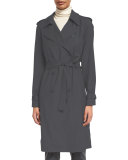 Laurelwood B. Continuous Trench Coat, Dark Slate