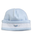 Fly Away Pima Baby Hat, Blue