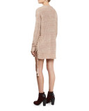 Sonia Sweater Dress w/Lace-Up Side