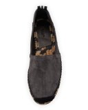 Adria Suede Espadrille Flat