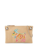 Happy Hour 7 Shoulder Bag, Natural/Multi Goat
