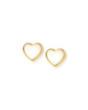Amore Cabochon Heart Stud Earrings