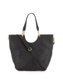 Convertible Large Shopper Bag, Black