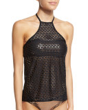 Change Agent High-Neck Tankini & Bandeau Swim Top