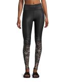 Tech Lift Airbrush Sports Leggings, City Lights