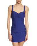 Cabana Solids Tankini Swim Top