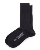 Airport Wool-Blend Socks, Navy