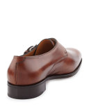 Ashill Single-Monk Leather Shoe, Brown