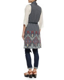 Tisha Embroidered Knit Vest