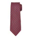 Woven Check Silk Tie