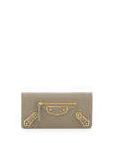 Edge Money Leather Wallet, Gray