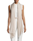 Eve San Lorenzo Crystal-Embellished Scarf, Gold Stone